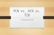 PCN vs. HCN vs. TCN