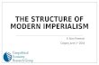 The structure of modern imperialism