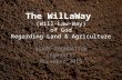 The WilLaWay (Will-Law-Way) of God regarding Land and Agriculture