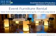 Event Furniture Rental - New York Event Specialists Serving NJ, CT and Long Island