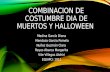 Combinacion de costumbre Dia de Muertos y Halloween