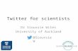 Twitter for scientists