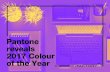 Pantone reveals 2017 Colour of the Year