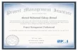 Certification 1802576 (PMP)