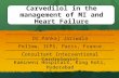 Carvedilol  in the management of mi and heart failure