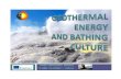 Geothermal energy and bathing culture