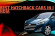 The List of Best Hatchback cars in india