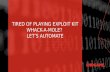 Tired of playing exploit kit whack-a-mole? Let's automate