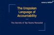 Unspoken Language of Accountability
