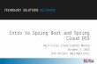 Intro to Spring Boot and Spring Cloud OSS - Twin Cities Cloud Foundry Meetup