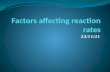 Factors affecting reaction rates