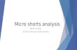 Micro shorts analysis