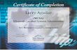 MCSA Certificate Of Completion