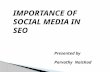 Importance of social media in SEO