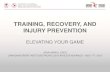 Training, Recovery, and Injury Prevention