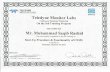 CEMS Training Certificate (Teledyne)