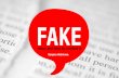 Fake news and how to combat it