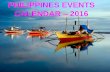 Manila event calendar - 2016