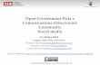 Open Government Data e Comunicazione istituzionale: Community, Social media