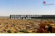 Jaisalmer Marriott Resort & Spa - Sales Presentation