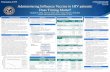 Timing of Influenza Vaccine in HIV Patients