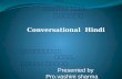 Conversation in Hindi Tinitrinidad ppt final हिंदी में वार्तालाप