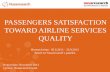 Report about Passengers Satisfaction Toward Airline Service Quality in Indonesia 2013