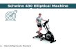 Schwinn 430 elliptical machine reviews