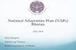 National Adaptation Plan (NAPs) Bhutan