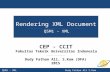Rendering XML Document