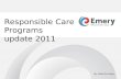 Responsible Care Program update 2011