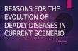 Reasons for the evolution of deadly diseases in current scenerio