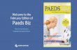 Welcome to the February Edition of Paeds Biz