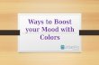 Ways to boost your mood with colors
