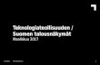 Teknologiateollisuuden / Suomen talousnäkymät, maaliskuu 2017