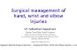 Surgical management of hand, wrist and elbow injuries