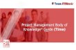 Project Management Body of Knowledge (Time)