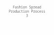 Fashion spread production process 3