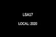 LSA17: State of the Association (LSA)