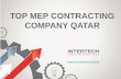 InterTech is top mep contracting company in Qatar