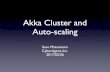 Akka Cluster and Auto-scaling