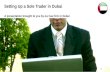 Setting up a Sole Trader in Dubai