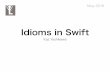 Idioms in swift 2016 05c
