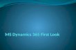 First Look of MS Dynamics 365 and Its Release Date