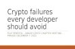 Crypto failures every developer should avoid