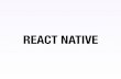 React Native - Workshop