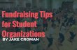 Jake Croman | Fundraising Tips for Student Organizations
