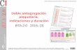 Doble agregación plaquetaria: indicaciones y duración