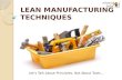 Lean manufacturing techniques (1)