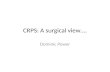 CRPS: A surgeon's perspective